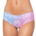 Memème Women’s Ultra-Comfortable MANDALA - Emotional - Panties | Original Prints, Unique Designs | Breathable Cotton Crotch, Stretchy Fit, Soft Flat Seams, No Elastic Bands | Two Styles: Slip/Brief and Thong | Everyday Use
